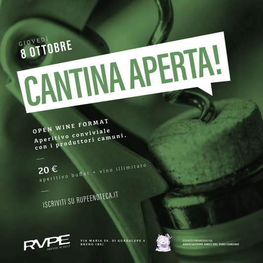 Cantina Aperta! - Giovedì 8 Ottobre