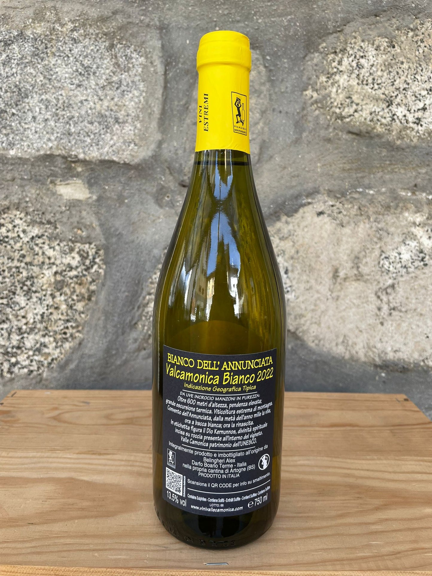 2022 - Bianco dell'Annunciata Valcamonica Bianco IGT - Agricola Vallecamonica