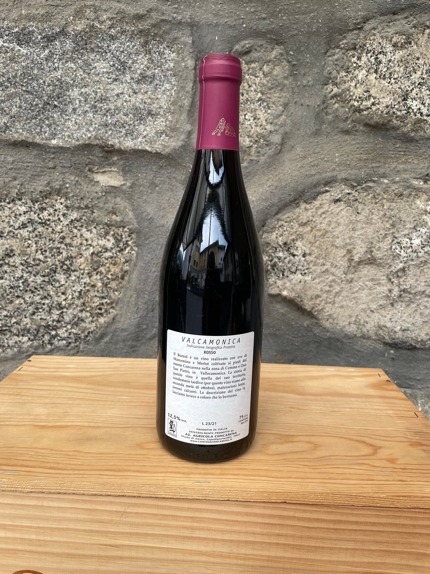 2019 - Burzol Valcamonica Rosso IGP - Azienda Agricola Concarena