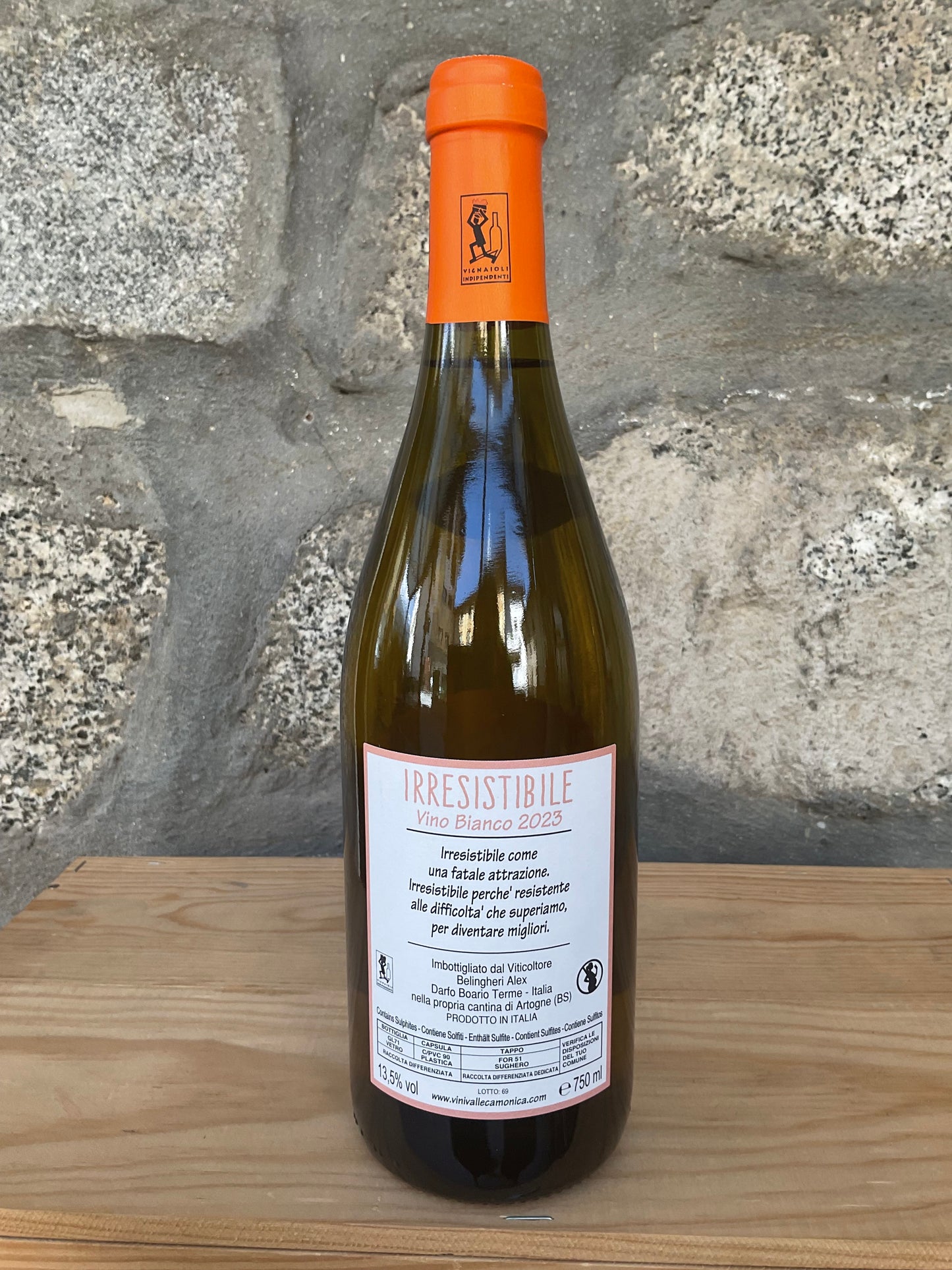 2023 - Irresistibile Vino Bianco PIWI 2023 - Agricola Vallecamonica