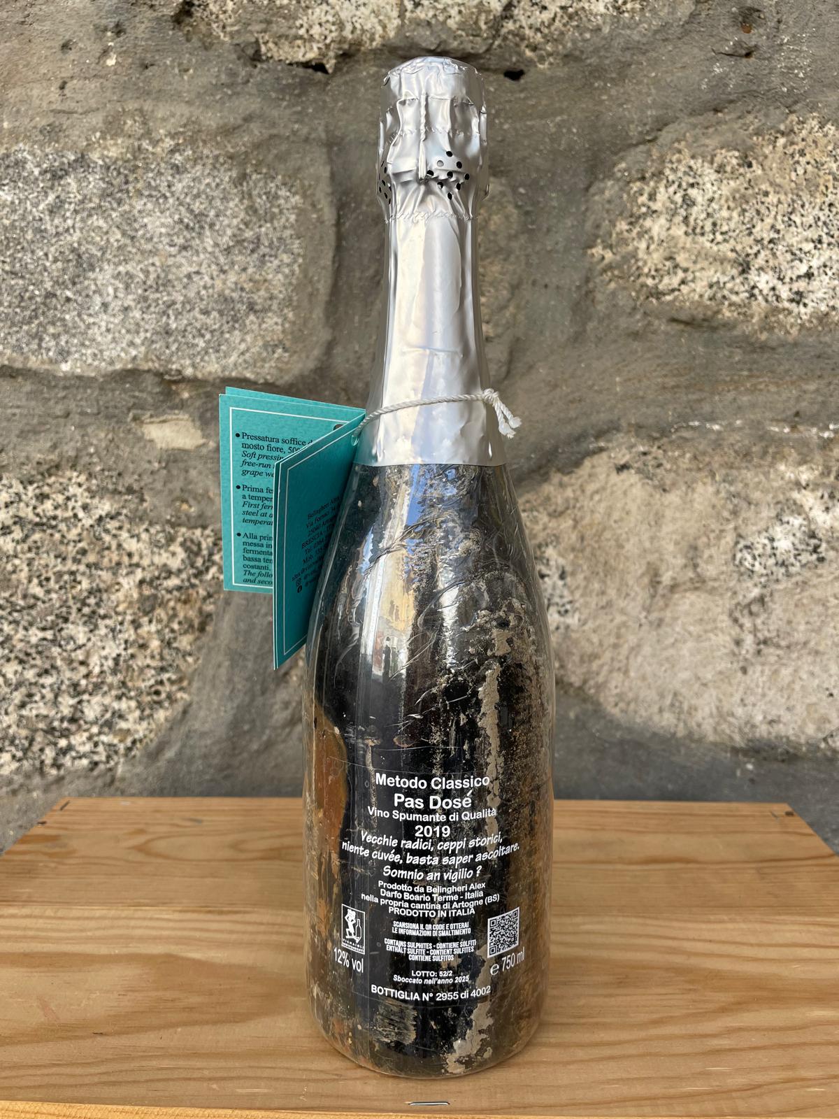 2019 - Nautilus Metodo Classico Blanc De Noire Pas Dose - Agricola Vallecamonica - Deg. 2025