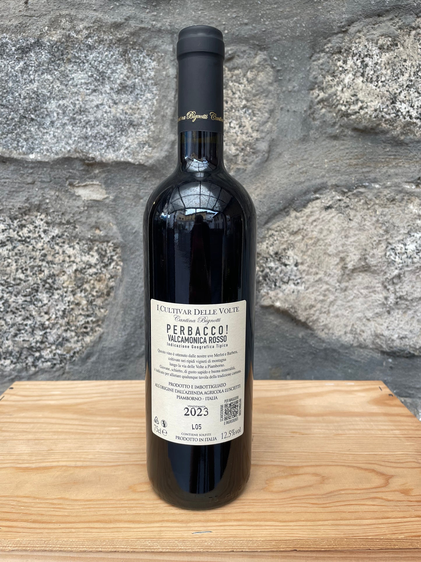 2023 - Perbacco Valcamonica Rosso IGT - Cantina Bignotti I Cultivar Delle Volte
