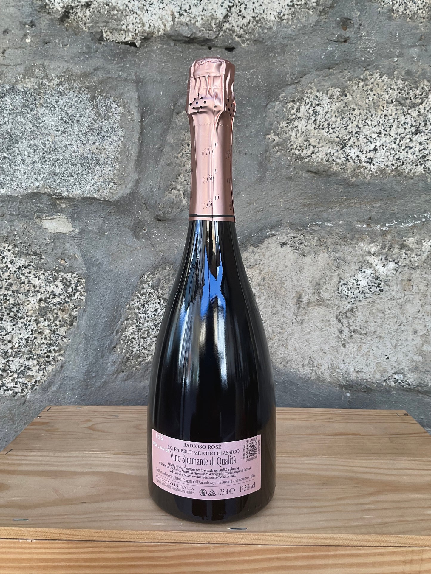 Radioso Rosè Metodo Classico Extra Brut - Cantina Bignotti I Cultivar Delle Volte