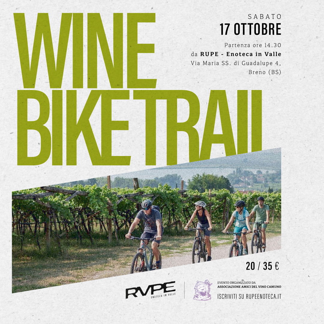 Wine Bike Trail con Vino Camuno - Sabato 17 Ottobre