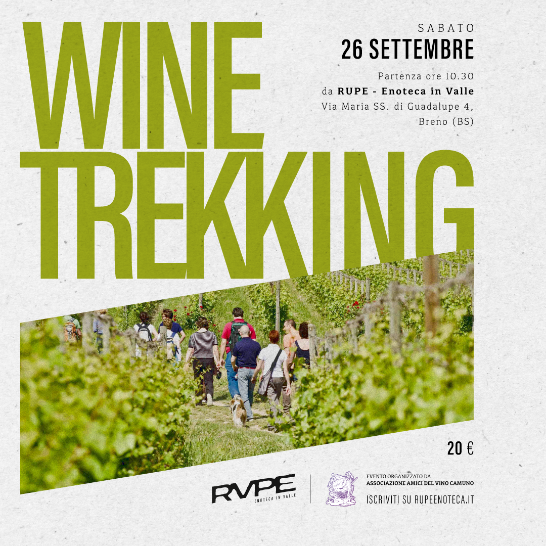 Wine Trekking con Vino Camuno - Sabato 26 Settembre